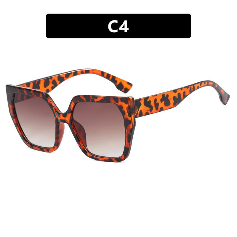 Simple polygonal flat glasses, new plain makeup, trendy fashion, anti-blue light glasses frame, retro glasses frame for women