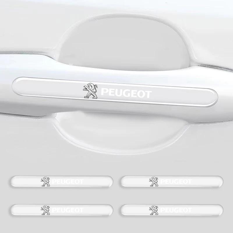 Voor Peugeot Auto Deur Transparante Strip Achteruitkijkspiegel Anti-Botsing Beschermingsstrip Voor Peugeot 206 207 307 3008 2008 308 407