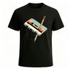 80s Cassette Tape Pencil Retro Vintage Graphic T-Shirt Men's Tee S-5XL