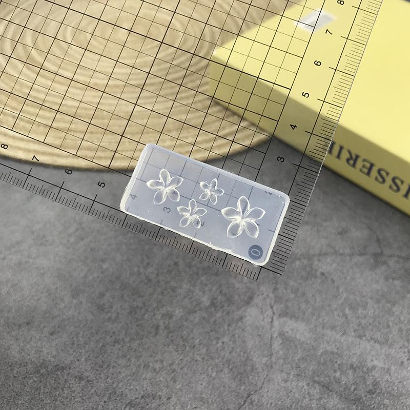 3D Rose Flower Silicone Nail Mold Ocean Style Shell Starfish Nail Transparent Mold Diy Nail Art Decoration Manicure Design Tools