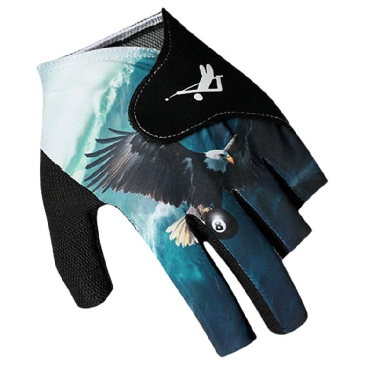 Portable Left Hands Billiards Glove Breathable Half Fingers Glove Elastic Billiard Training Gloves Fingerless Pool Mitten