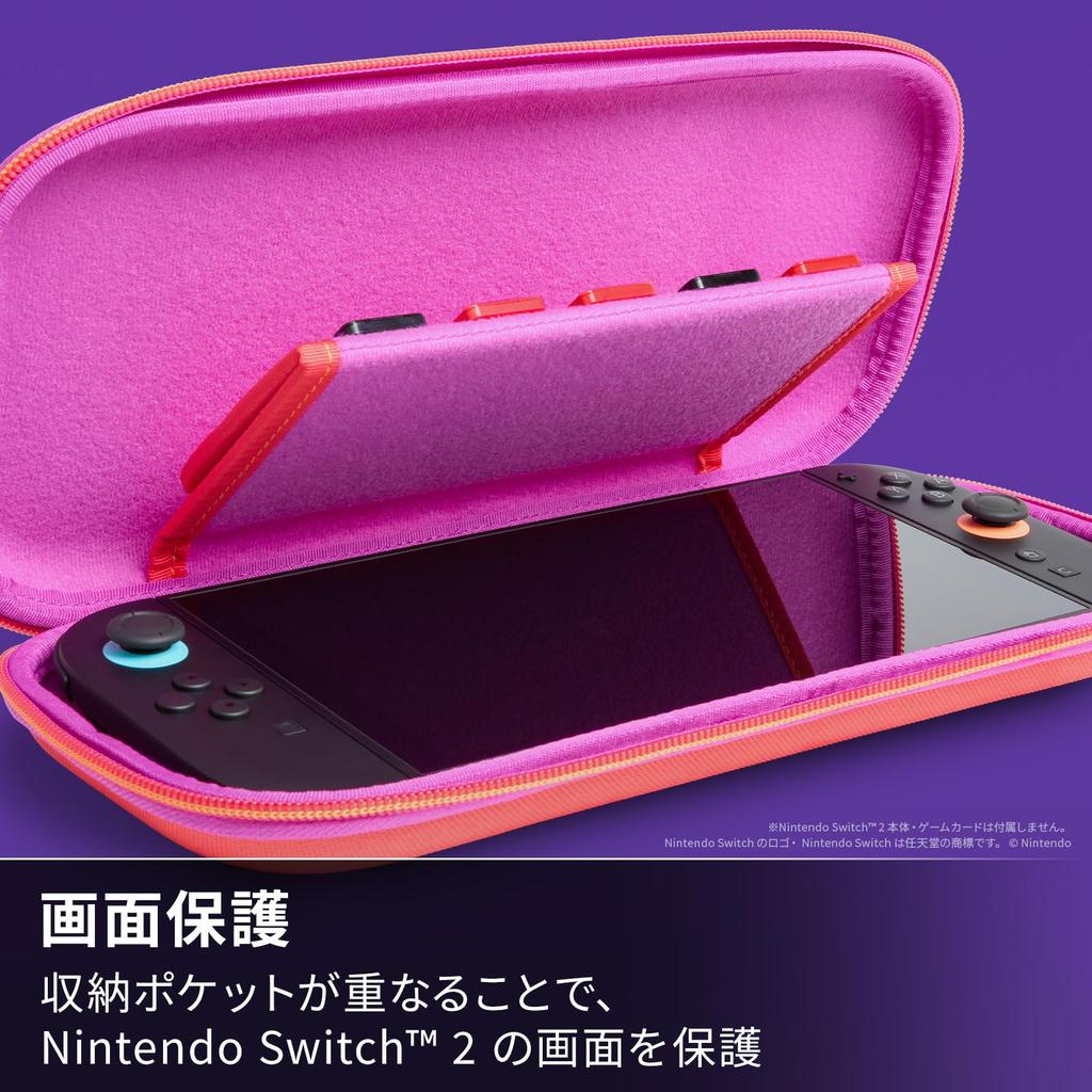 Licensed PowerA Slim Case for Nintendo Switch 2 Mario Friends [Nintendo Product] – & NSCS0550JP-01 [2-Year Warranty]