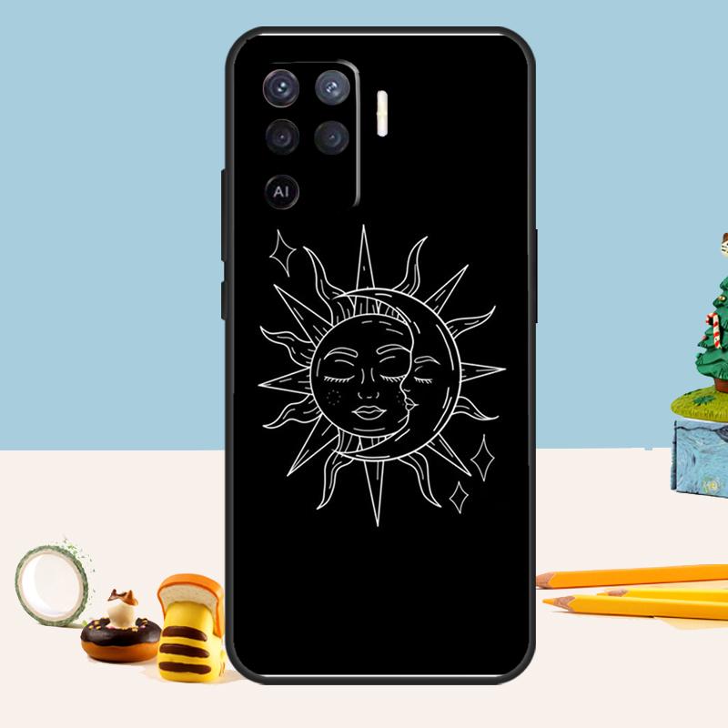 

Sun and Moon Case For Oppo A98 A78 A58 A18 A38 A74 A94 A54 A15 A17 A57 A6 A5 Pro A16 A76 A96 A40 A60 A80 OPPO A78 5G