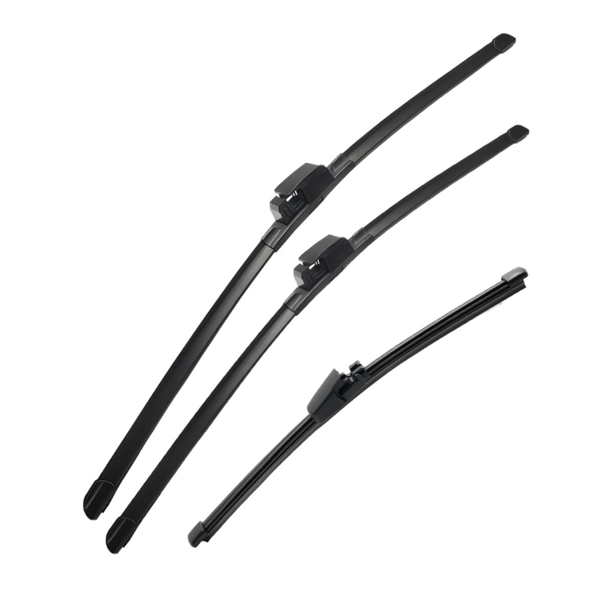 

For Seat Exeo ST Estate 2008-2013 2009 2010 2011 2012 Wiper Front&Rear Wiper Blades Windshield Windscreen Brushes 22 +22 +13 Q10-22,Q10-22,golf-13 чёрный