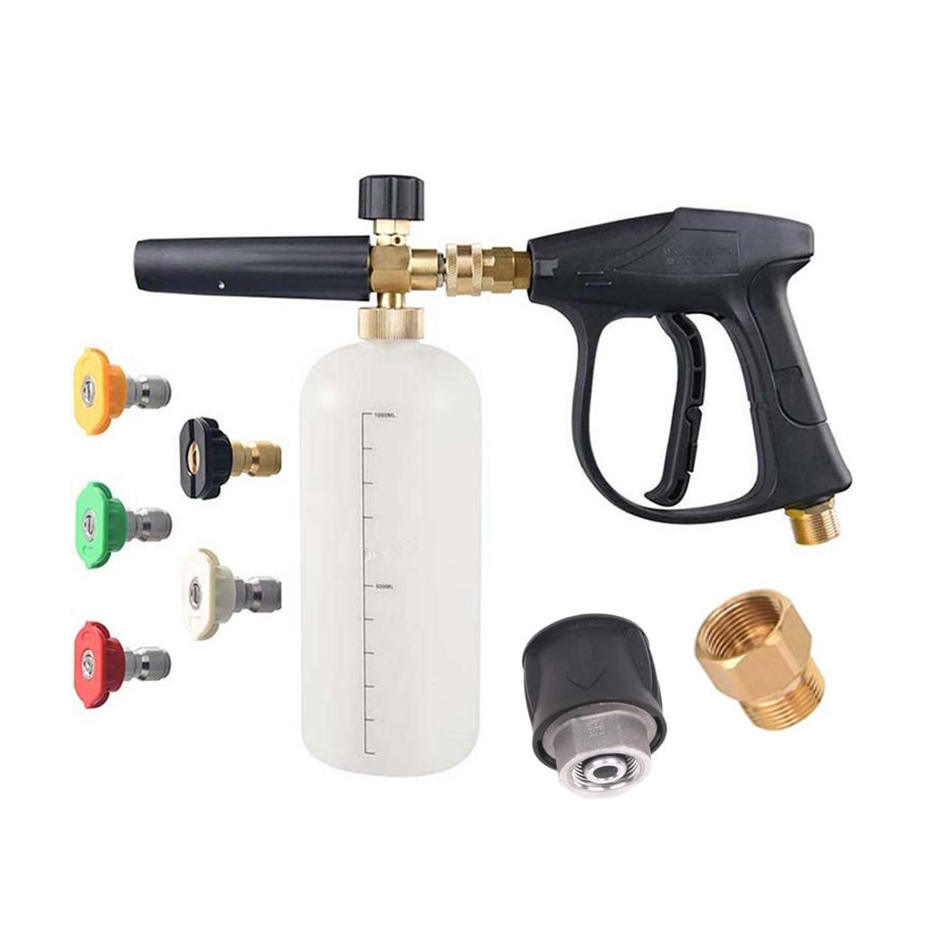 Pistol de spălat cu presiune 4350PSI cu vârfuri de duză pentru spălat cu presiune Accesorii de spălat pentru instrumente de curățare a geamurilor podelei mașinii