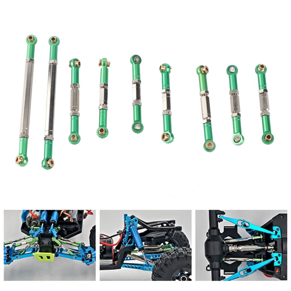 RC Model Car & Truck Upgrade Parts Metal Steering Linkage Rods Set for FY 01 02 03 04 05 07