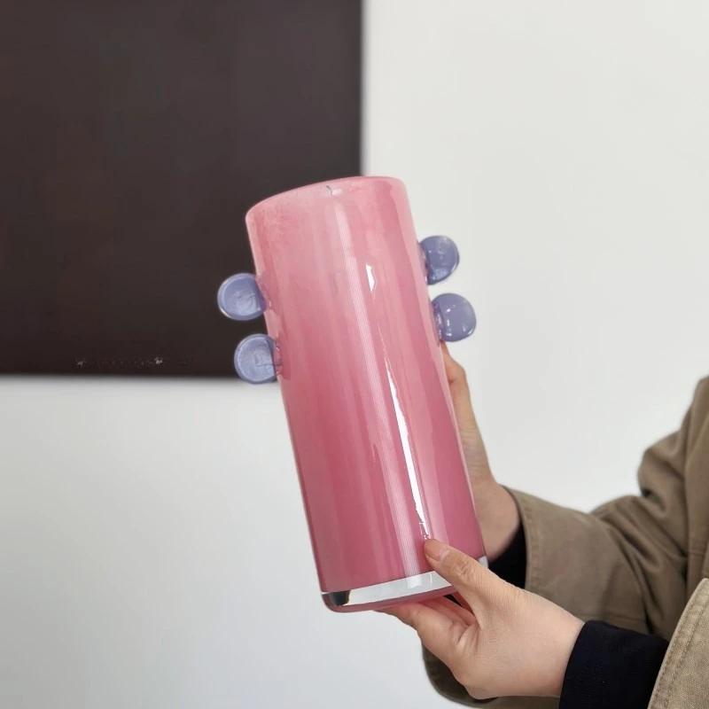 

Цветная Геометрическая Стеклянная Ваза Пятна Цвета Ваза для Цветов Гидропоника Террариум Аксессуары для Цветочных Композиций Украшение Дома