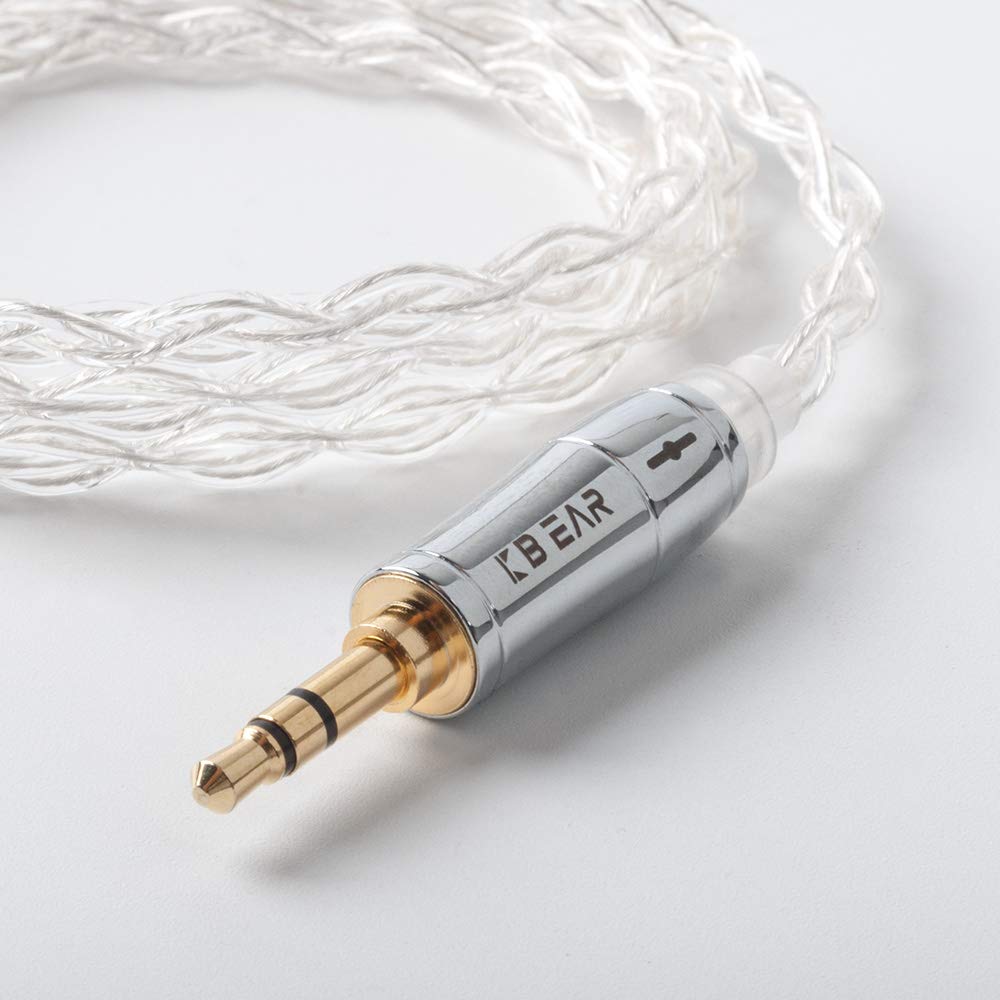 

Yinyoo mmcx earphone cable plug KBEAR KBX4904 purity pure silver 4 core earphone cable sound quality improvement monitor upgrade cable audio