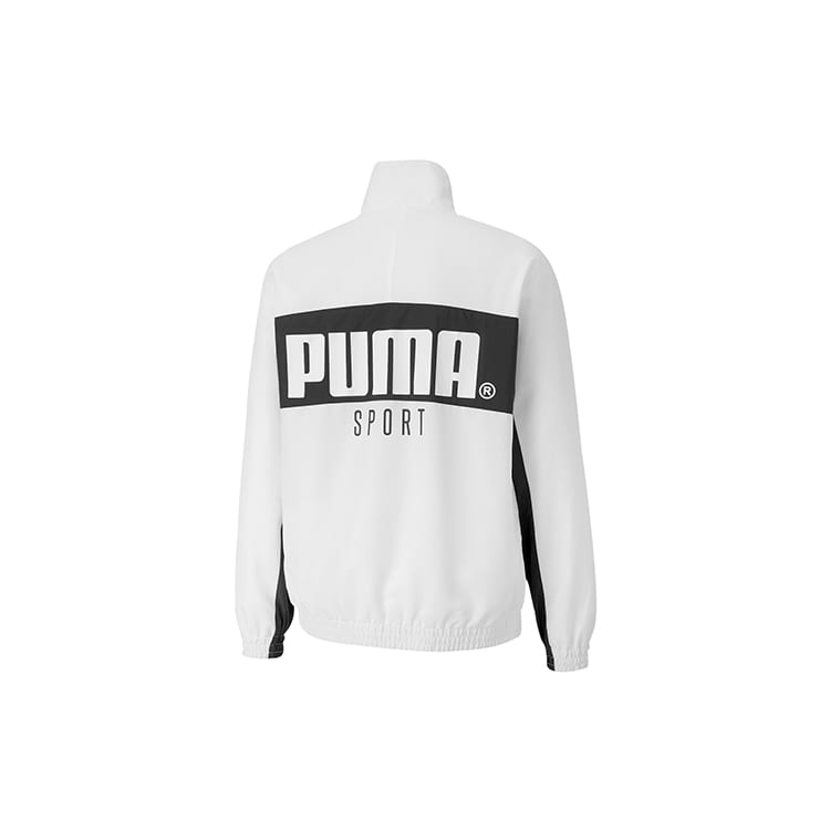 PUMA Jackets Men's White Stand Collar Moderate Other 597368-02