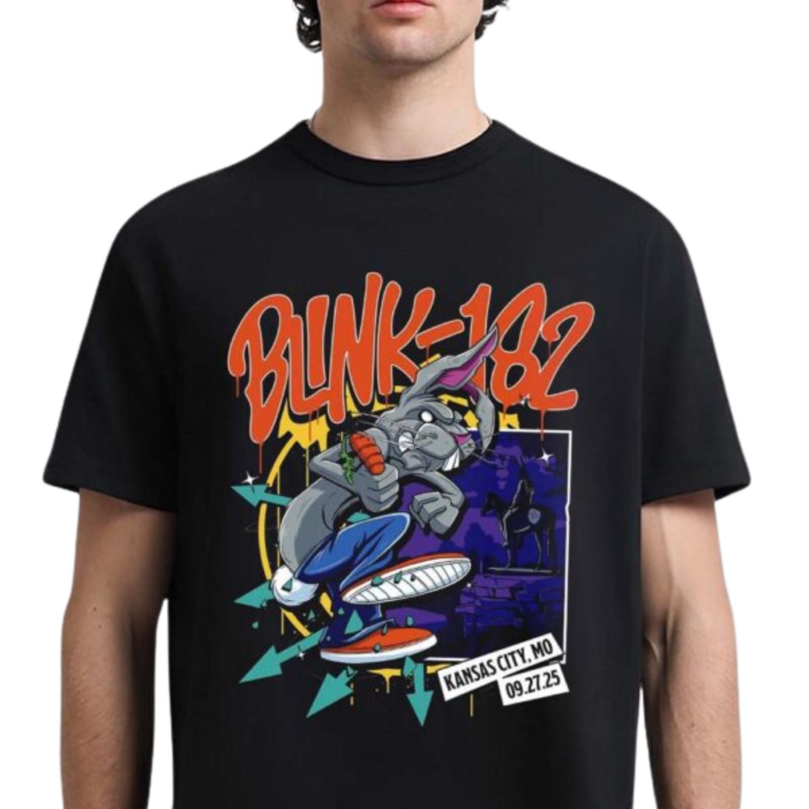 Blink 182 Kansas City MO Sept 27 2026 T-Mobile Center Tour T-Shirt S