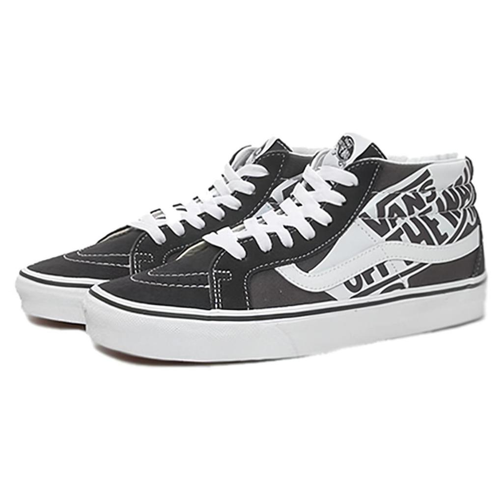 Vans SK8 Mid Reissue Logo 'Black White' VN0A391FTY6