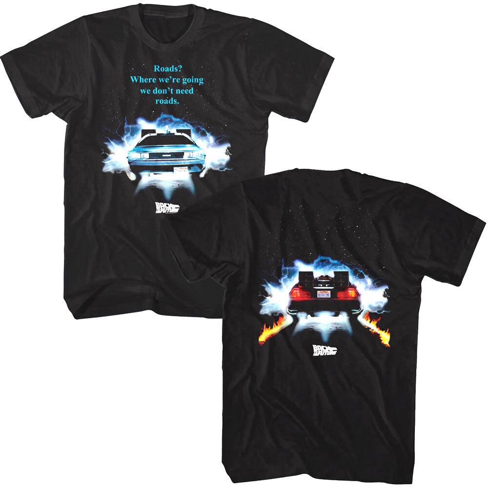 Back to The Future Driving Through Men T Shirt XXXL