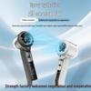 2026 Turbo Spray Handheld USB Rechargeable Fan with Strong Wind Power for Desk Use