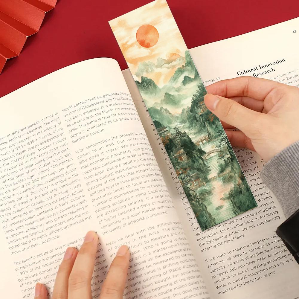 32pcs, Vintage Landscape Bookmarks for Teachers, Readers and Lovers, Beautiful, Healing, Bookmarks, Gifts, Party, Birthday