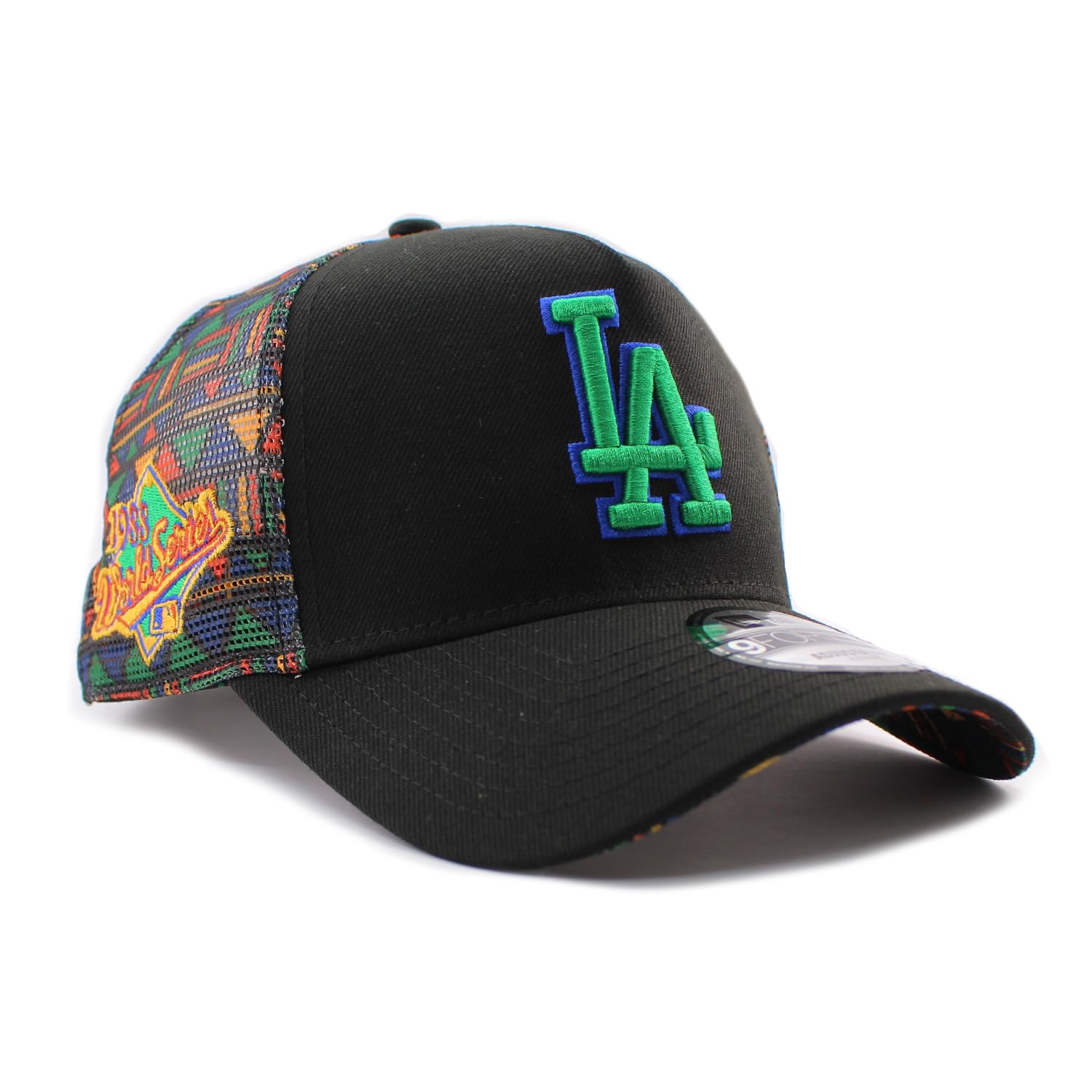 

Cap 9FORTY Los Angeles Dodgers MLB 1988 WORLD SERIES ETHNIC MESH SNAPBACK CAP BLACK LOS ANGELES DODGERS LA Baseball 940 Hat AF [New Era] A-FRAME чёрный