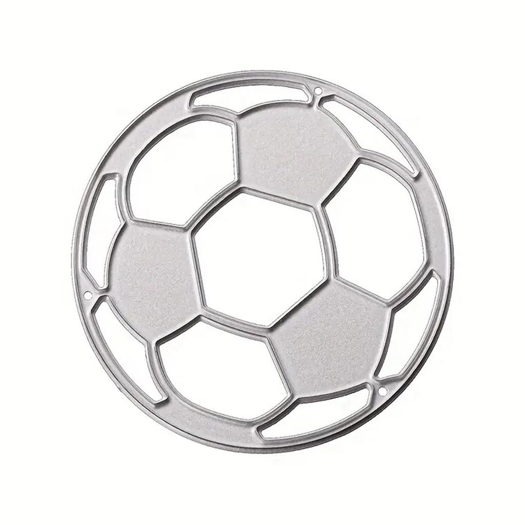 Soccer Shape Cutting Dies Carbon Steel Die Cut Scrapbooking Embossing Stencils for Scrapbooking Card Making Packaging