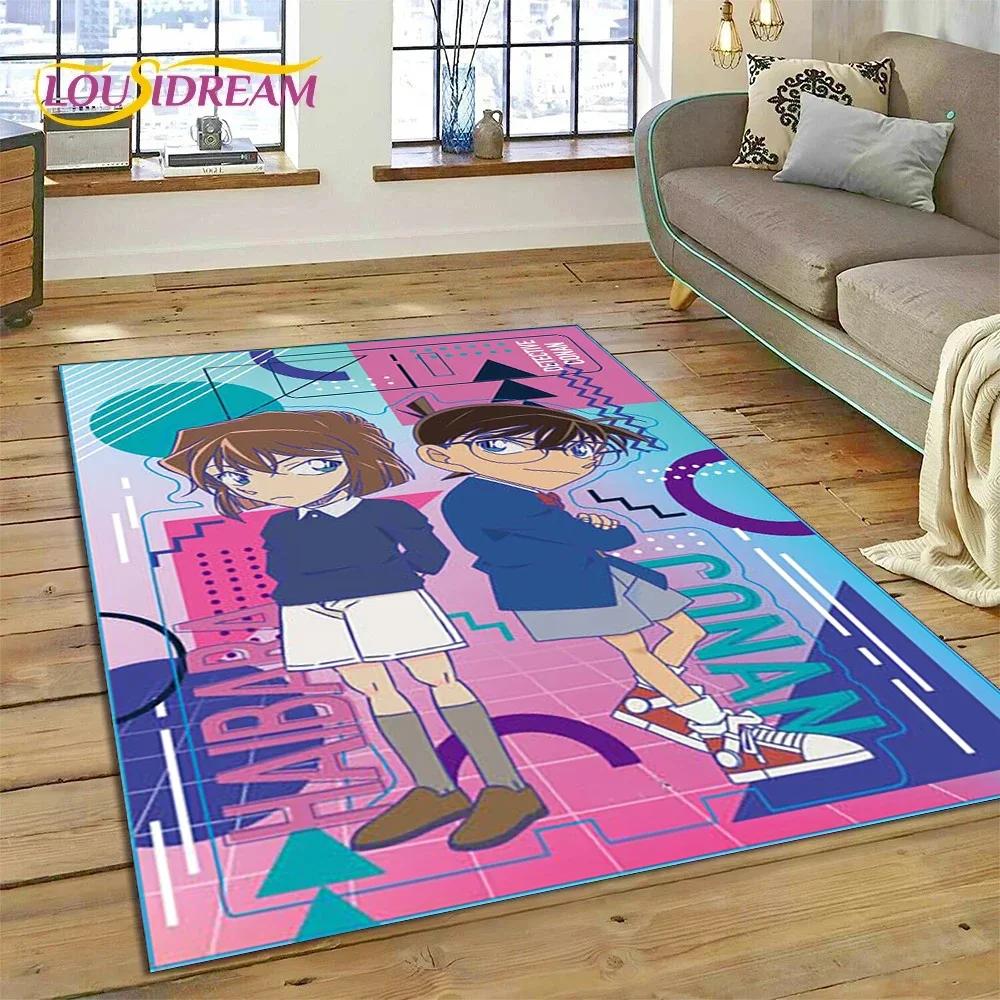 Anime Detektyw Conan Kreskówkowy Dywanik Dywan do Sypialni Salonu Domu Dekoracja Sofy, Gra dla Dzieci Duży Dekor Mata Podłogowa Prezent