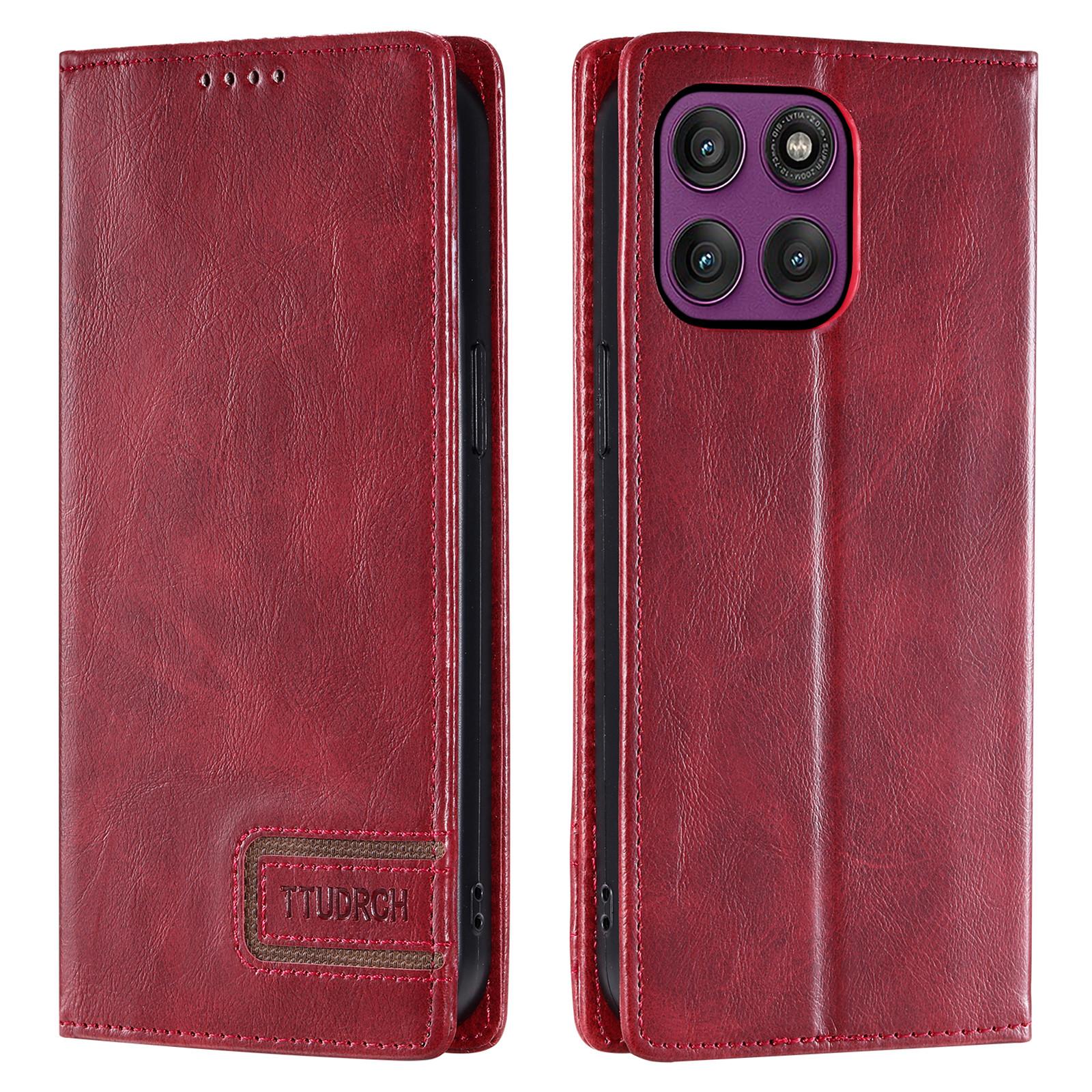 Wine Red Leather