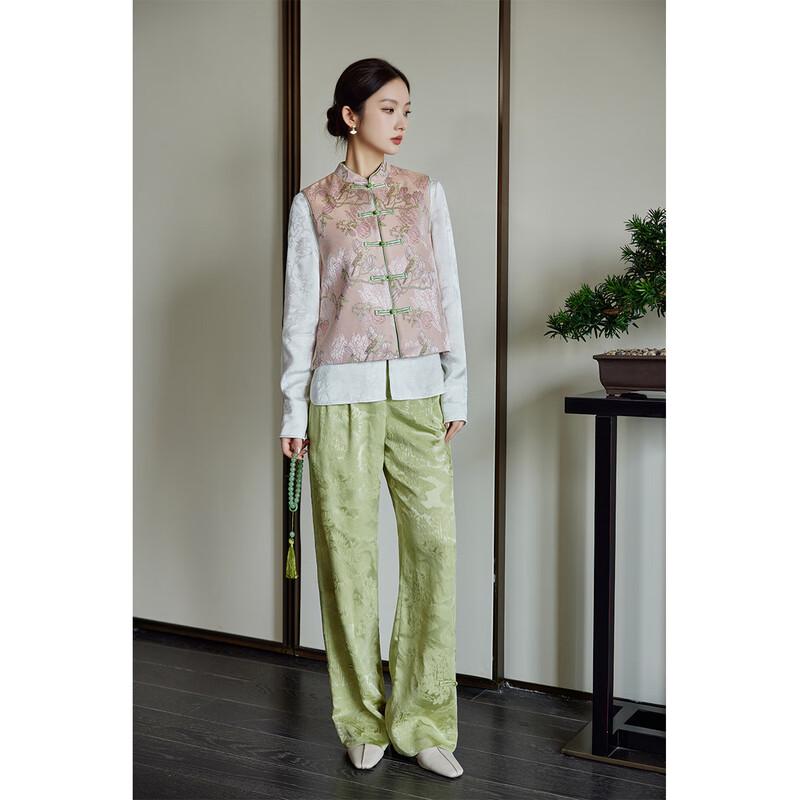 Women's New Chinese Style Stand-Collar Brocade Vest