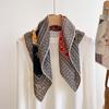 Mi Ling Vintage Square Silk Blend Scarf