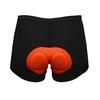 Pantaloni scurți de ciclism 3D căptușiți pentru bărbați și femei, mărimea L, portocalii, îngroșați, respirabili