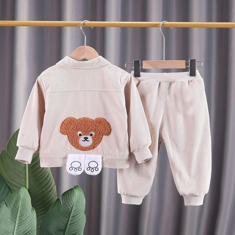 Spring and Autumn Suits, Two-piece Suits for Boys and Babies, 0-5 Years Old, Infants and Children, Children's Clothes, Casual