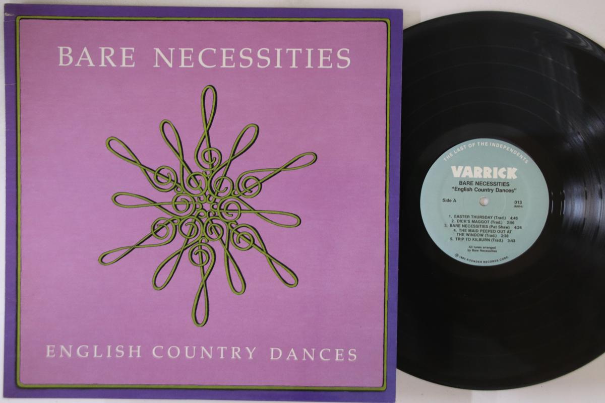 

LP Record BARE NECESSITIES - English Country Dances VR013 VARRICK 1983 US Folk Used