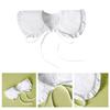 Elegant Decorative Collar Faux Collar For Children School Uniform Easy To Wear Detachable Ruffled Collar Outfit Enhancer