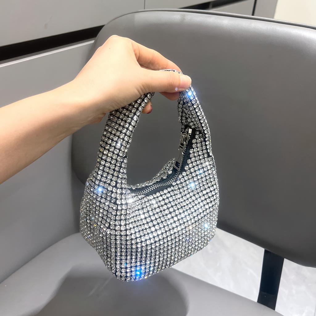 Shiny Crystal Clutch Purse Rhinestone Handmade Purses and Handbags Luxury Designer Evening Clutch Bag Purse Weding Party Bags