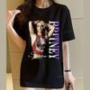 Britney Spears T-Shirt Black Metal Lässig Lustiges Shirt Punk Rock Fan Bekleidung Mode Baumwolle Klassische Musik Unisex Kleidung