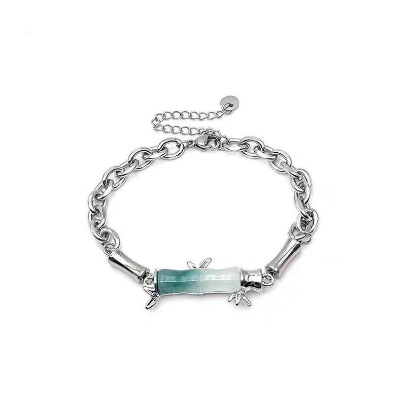 

Guofeng New Chinese Light Luxury Bamboo Bracelet ins Niche Design Jewelry Women s Xia 1111 New Versatile Accessories