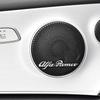 Dla Alfa Romeo 2026 Gorąca Naklejka 10 szt. Naklejki Audio do Samochodu Dekoracja Głośników Emblemat Dla Alfa Romeo Giulia Stelvio Giulietta 156 159