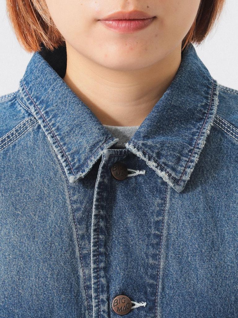 BEAMS BOY Women's BIGMAC Fade Coverall Blouson (Special Order) INDIGO FREE