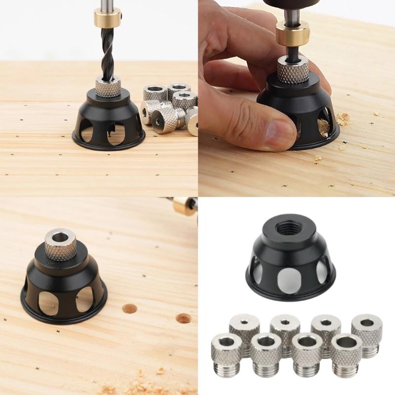 High Strength Vertical Drill Locator Jigs for Stable and Precise Woodworking Applications Quick And Accurate Positioning