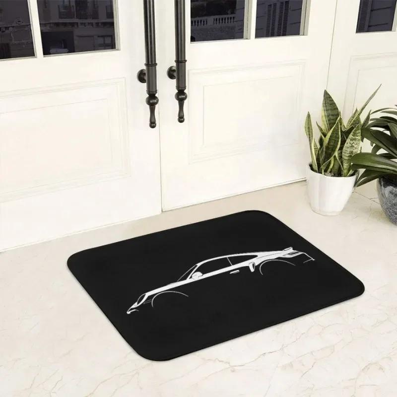 Car Designs Non-Slip Machine Washable Doormat  Floor Mat for Home Entrance Bedroom Living Room Decor