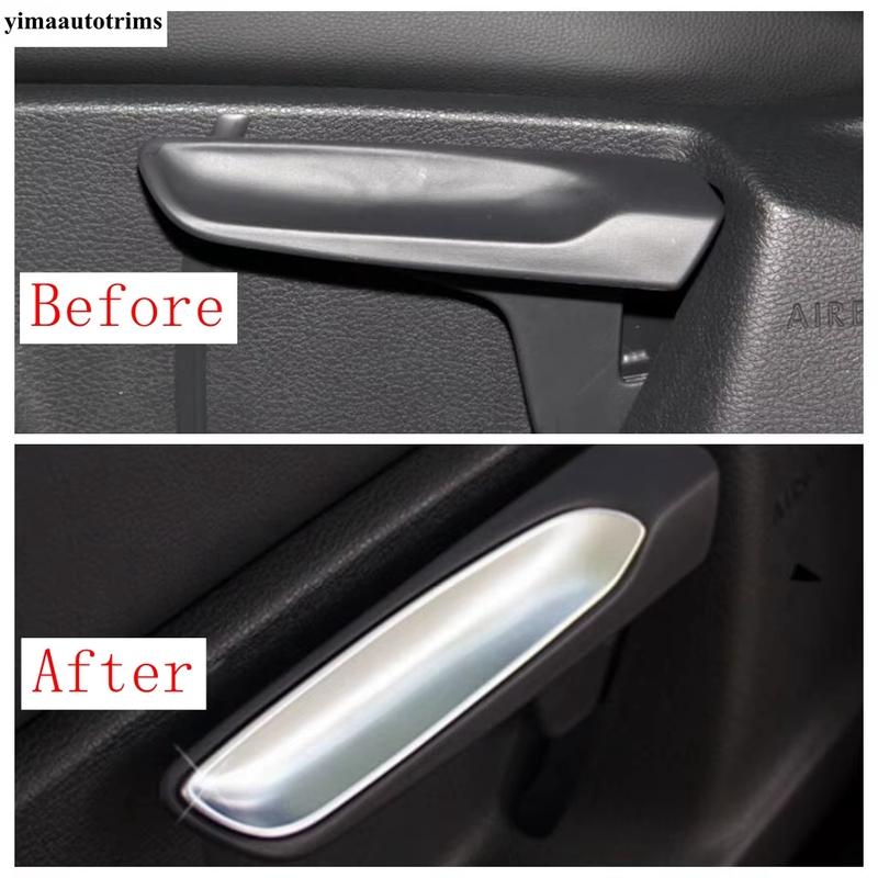For Volkswagen VW Tiguan MK2 Touran Golf MK7 T-ROC T ROC Car Styling Seat Adjustment Knob Button Switch Cover Trim Accessories