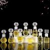 High End Transparent Glass Small Bottle 50/100ml Whiskey Mini Creative Red Bottle