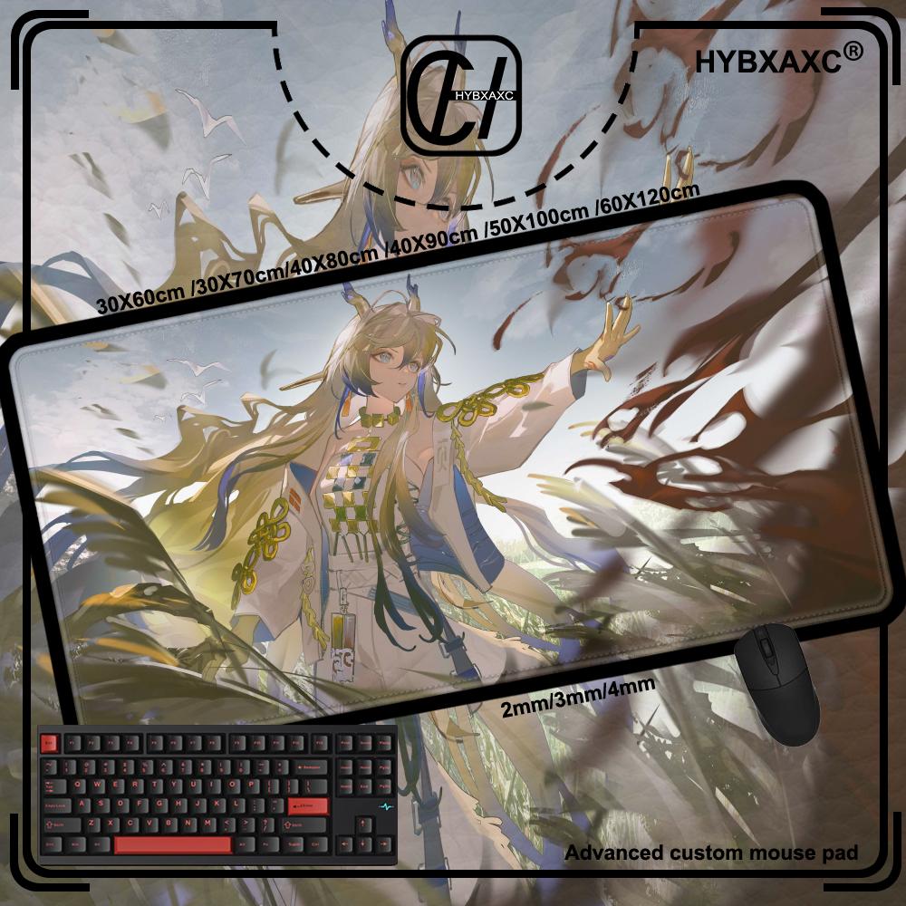 HD XXL Arknights Shu Cute Mouse Pad Cute HD Desk Pad Extended Gaming Keyboard Mats Large Xcm XXL Gamer HYBXAXC Mousepad