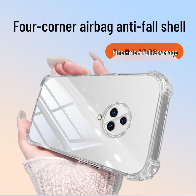 Vivo NEX 3 Anti-drop Transparent TPU Case with Airbag Corners and Full Coverage vivo NEX 3 прозрачный