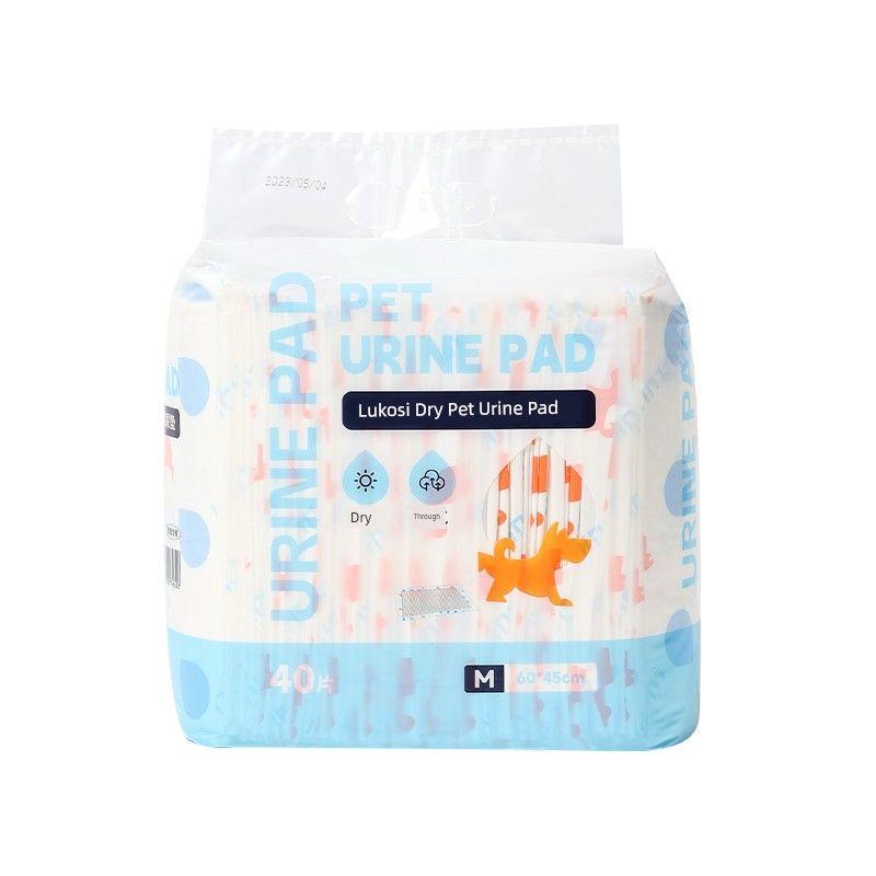 

Lukesi Absorbent Teddy Pet Supplies Dog Road Silk S [80 pieces 33*45cm]]