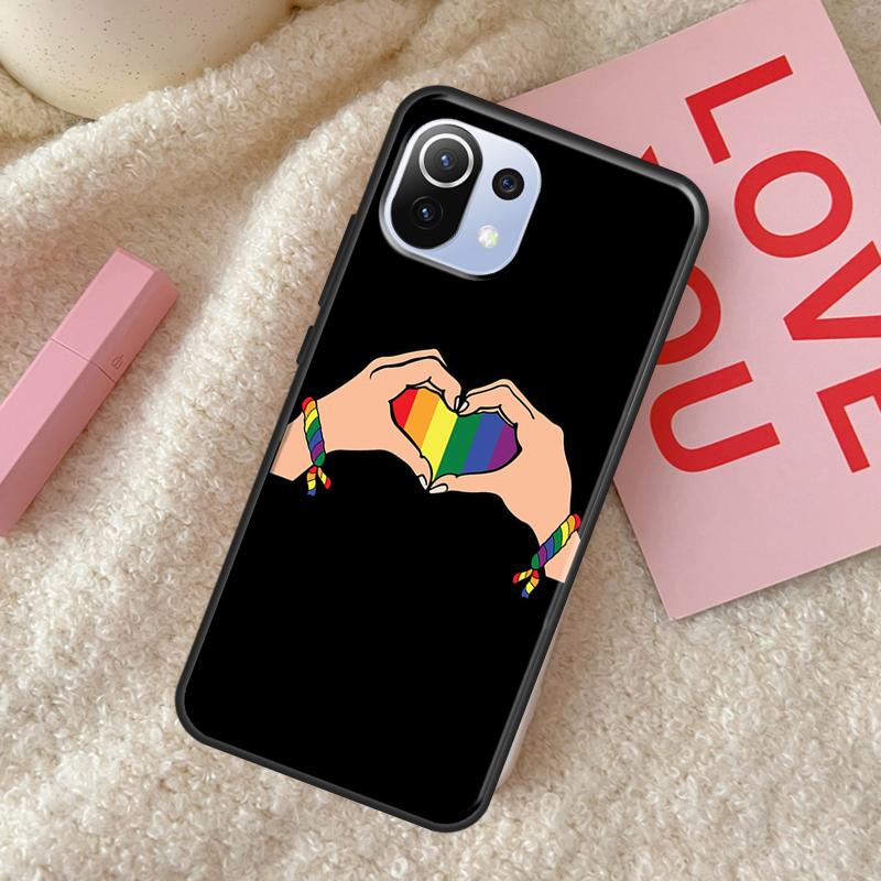Gay Pride LGBT Rainbow Flag Case For POCO X5 X3 X4 F5 Pro F3 F4 GT C40 M5s Phone Cover For Xiaomi 13 11T 12T Pro 12 Lite