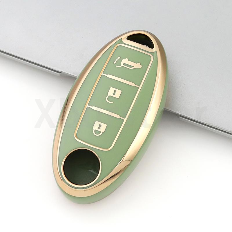 3 Buttons For Nissan Qashqai Juke J10 J11 X-Trail T32 T31 Kicks Tiida Pathfinder Note TPU Car Remote Key Case Cover Shell Fob