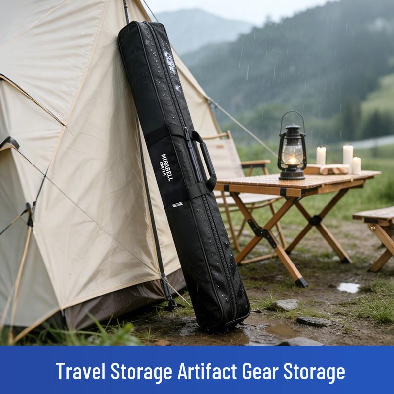 Camping Tent Pole and Gear Storage Bag, Thickened Oxford Cloth