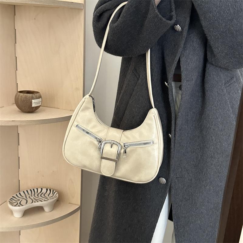 High-end Niche Underarm Bag New Versatile and Fashionable Texture Dumpling Bag Personalized Design Shoulder Bag Women's Bag