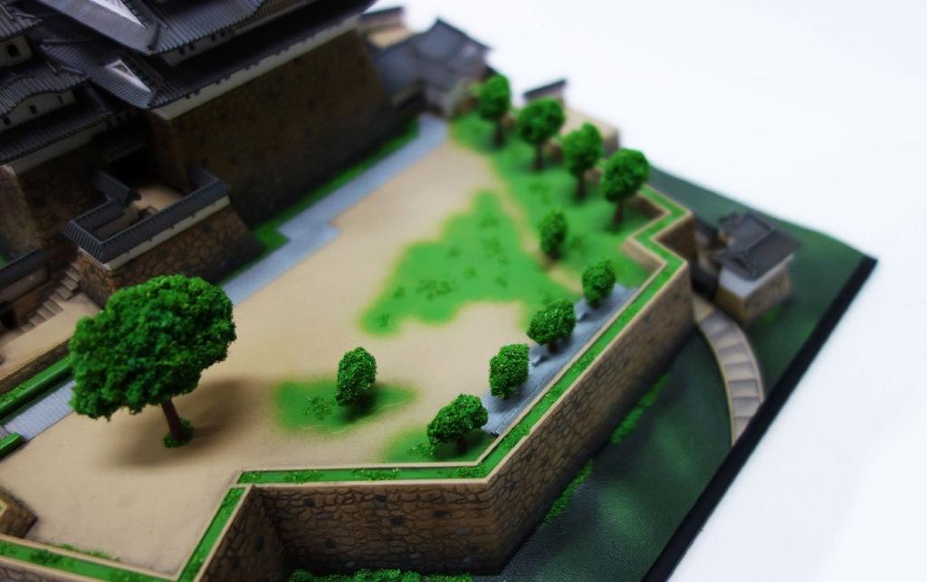Doyusha Famous National Premium Himeji Castle Plastic Model 1/500 Japan's Castle, Treasure,