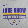 Nike NBA Collaboration Dri-Fit Los Angeles Lakers T-Shirt Kids Tops Gray 3Z2B7BAW3-LAK