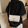 New Luxury Square Bag, Chain Strap Vintage Adjustable Shoulder Crossbody Bag, Minimalist Purse for Daily Use Women Bag