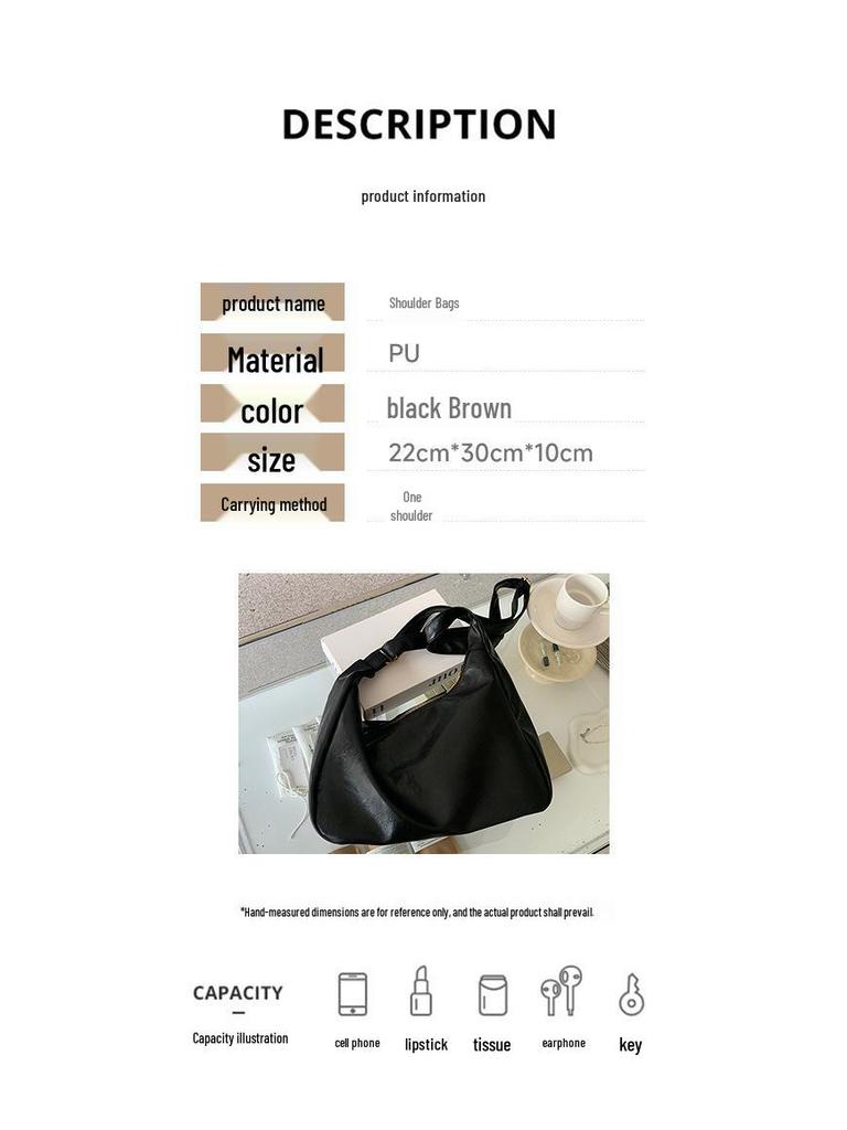 Meilade 2025 Autumn/Winter Retro Korean Tote Bag - Large Capacity, Versatile Crossbody Women's Handbag