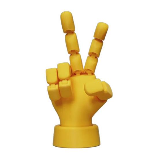 Articulated Hand Model Artist Drawing Manikin Hand Mannequin with Flexible Fingers Hand Ornament for Desktop Decor Stress Relief