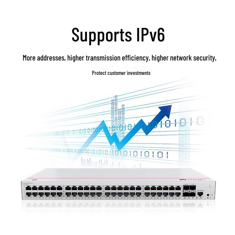 Huawei Kunling S310 Series 48-Port PoE Gigabit Switch CN Plug (adapter Included)